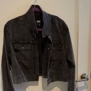 PAIGE Women's Charcoal Jean Jacket